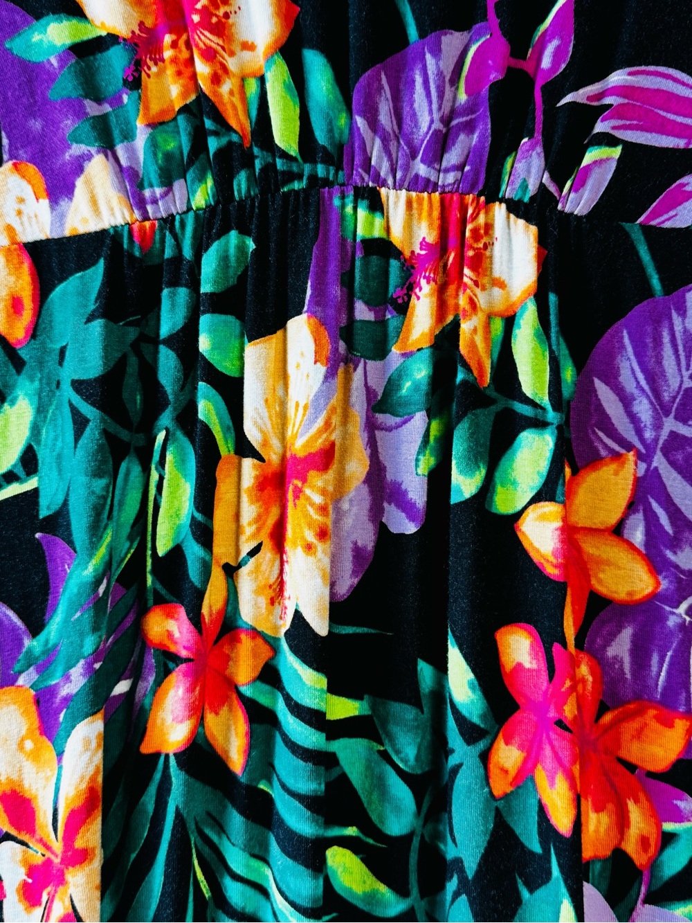 Tommy Bahama Tropical Floral Maxi Dress Medium Hawaiian Resort Vacation - Picture 9 of 11
